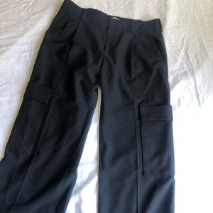 Black Balenciaga Paris pants